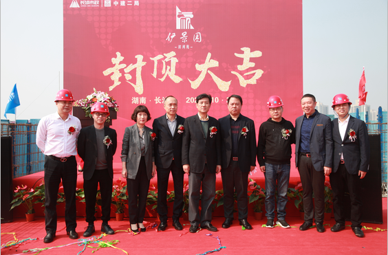 伊景园项目主体结构顺利封顶